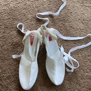 White espadrilles shoes